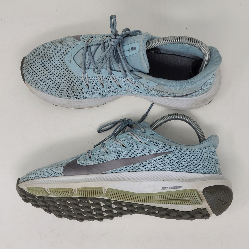Nike Womens Quest 2 Running Shoes CI3803-300 Blue Gray Sneakers Size 7 Athletic